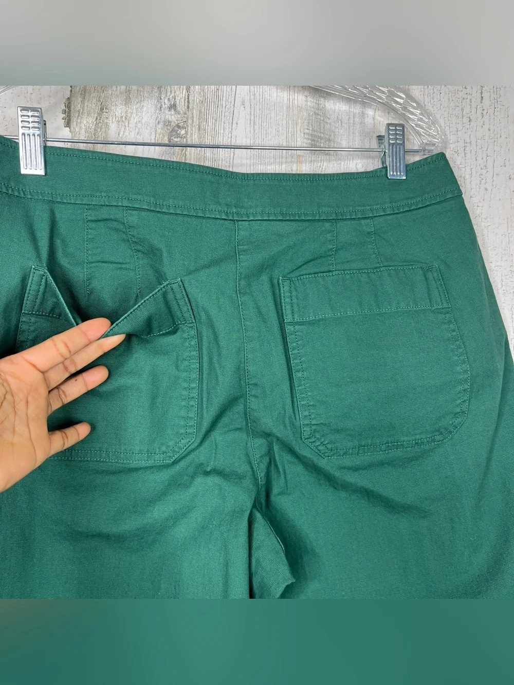 Talbots Sailor Pants Women’s Wide‎ Leg Crop Classic Size 10